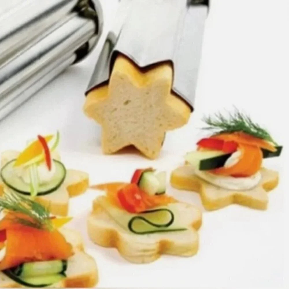 THE PAMPERED CHEF VALTROMPIA BREAD TUBE-STAR SHAPED